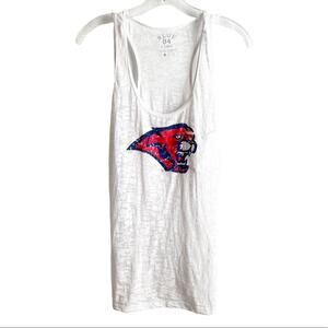 Blue 84 University of Houston Cougars White Red Sleeveless Women Tank Size XL